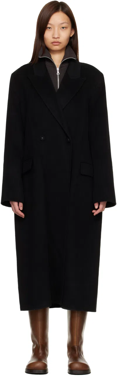 Acne Studios Black Double-breasted Coat