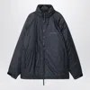 Acne Studios Black Down Jacket In Lightweight Technical Fabric In Gray