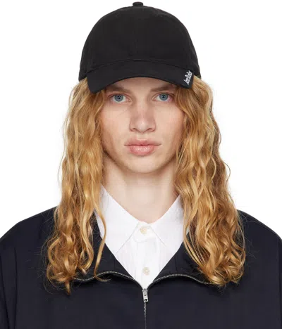 Acne Studios Baseball Cap With Embroidered Logo In Black