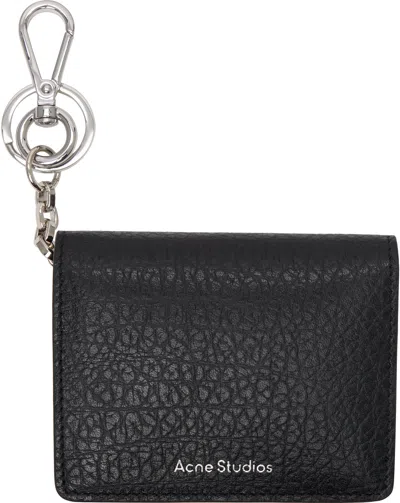 Acne Studios Black Folded Leather Wallet