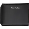 Acne Studios Black Folded Wallet In 900 Black