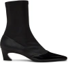 ACNE STUDIOS BLACK HEELED ANKLE BOOTS