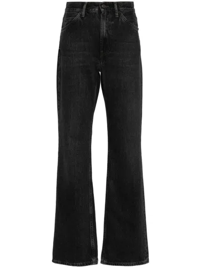 Acne Studios Black High-rise Bootcut Jeans For Women By