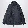 Acne Studios Black Down Jacket In Lightweight Technical Fabric In Grey