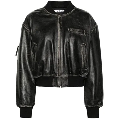 Acne Studios Black Jackets - Bomber Jackets Women