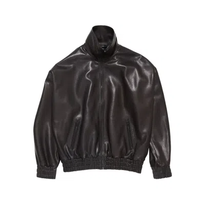 ACNE STUDIOS ACNE STUDIOS BLACK JACKETS - LEATHER JACKETS WOMEN