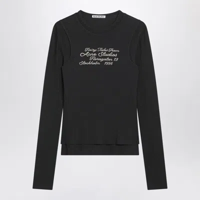 Acne Studios Black Layered Long-sleeve T-shirt