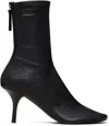 Acne Studios Back Tab Ankle Boot In Black