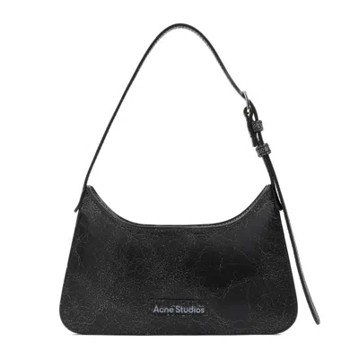 ACNE STUDIOS ACNE STUDIOS BLACK LEATHER BAG