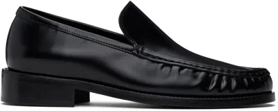 ACNE STUDIOS BLACK LEATHER LOAFERS