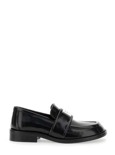 Acne Studios Black Leather Loafers