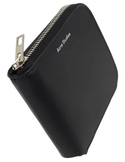 Acne Studios Black Leather Wallet
