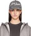 Acne Studios Black Logo Cap In 900 Black