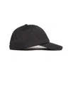 Acne Studios Black Logo Embroidered Hat In Black