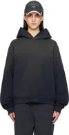 Acne Studios Black Logo Hoodie In 900 Black