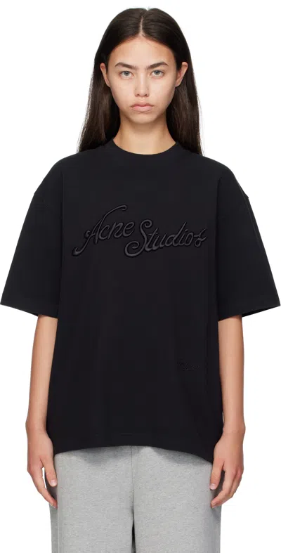 Acne Studios Black Logo T-shirt
