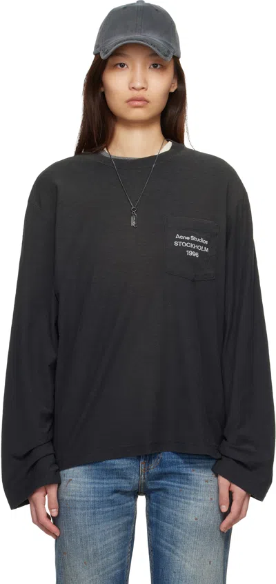 Acne Studios Black Logo T-shirt
