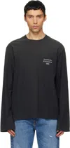Acne Studios Black Logo T-shirt In Black