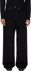Acne Studios Black Regular Fit 2021m Jeans In Black