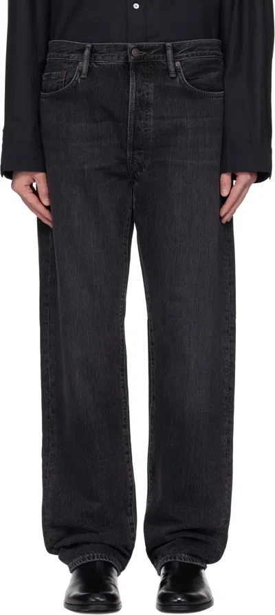ACNE STUDIOS BLACK LOOSE-FIT 1999M JEANS