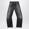 Acne Studios Loose Fit Denim Trousers 2006f A00515co R 900 In Black