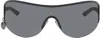 Acne Studios Black Metal Frame Sunglasses In Ax0 Black/black
