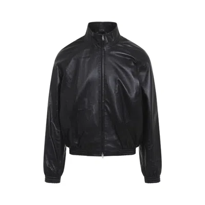 ACNE STUDIOS BLACK MOCK COLLAR JACKET