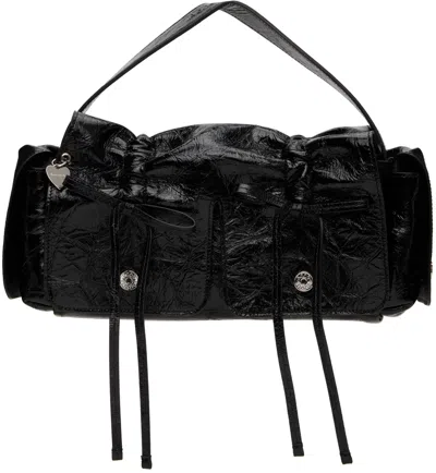 Acne Studios Black Multipocket Bag In 900 Black
