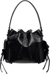 Acne Studios Black Multipocket Bucket Bag In Black