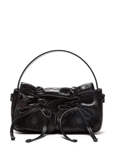 Acne Studios Black Multipocket Micro Crossbody Bag In Brown