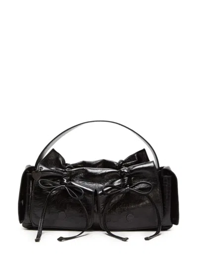 ACNE STUDIOS BLACK MULTIPOCKET SHOULDER BAG
