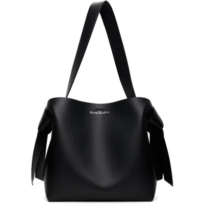 Acne Studios Black Musubi Midi Tote In 900 Black