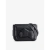 Acne Studios Black Musubi Mini Leather Shoulder Bag In Black