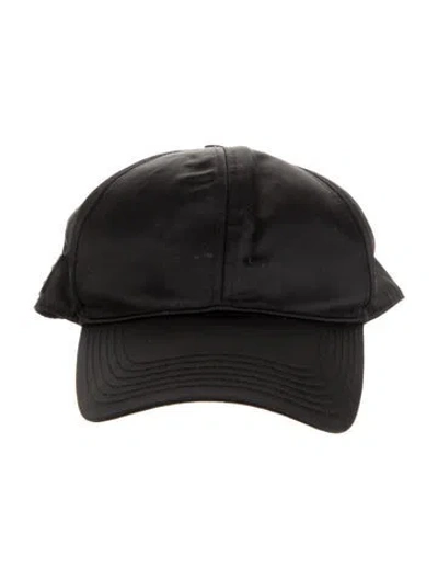 Pre-owned Acne Studios Black Nylon Snapback Cap