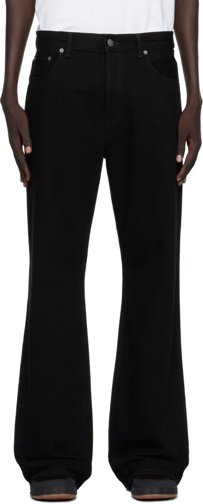 Acne Studios Black Organic Cotton Jeans