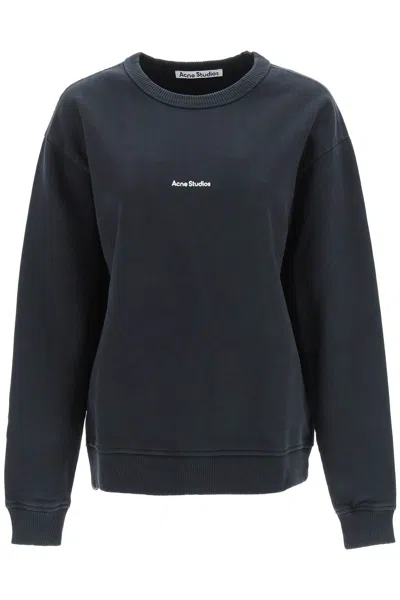 Acne Studios Black Bonded Sweatshirt In Default Title