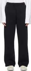 Acne Studios Black Patch Sweatpants In 900 Black