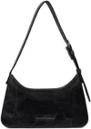 Acne Studios Platt Micro Leather Shoulder Bag In 900 Black