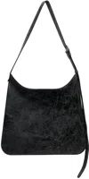 Acne Studios Black Platt Shoulder Bag In 900 Black