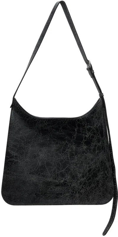 Acne Studios Black Platt Shoulder Bag In 900 Black