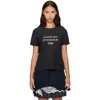 Acne Studios Logo Short Sleeve T-shirt In Black