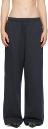 Acne Studios Black Printed Lounge Pants In 900 Black