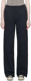 Acne Studios Black Printed Sweatpants In Black