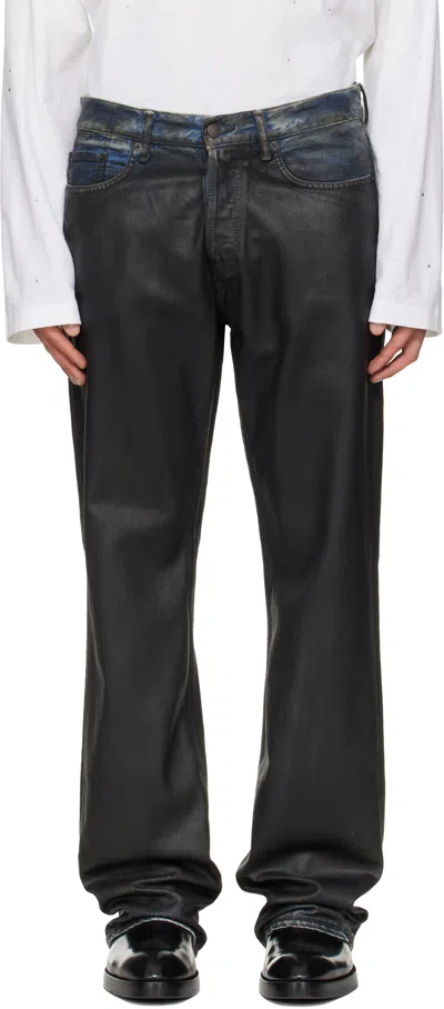 Acne Studios Black Regular Fit 2010m Jeans In Gray