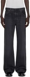 Acne Studios Black Regular Fit 2021m Jeans In Black
