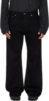 Acne Studios Black Regular Fit 2021m Jeans In Black
