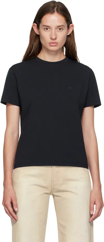 Acne Studios Black Regular Fit T-shirt
