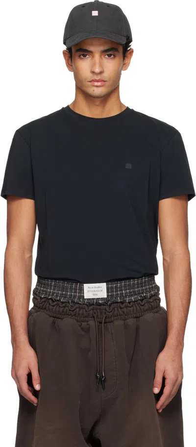 Acne Studios Black Regular Fit T-shirt
