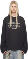 Acne Studios Edden U 1996 Cotton Blend T-shirt In Black