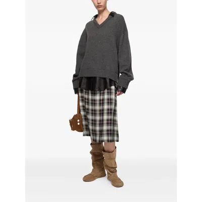 Acne Studios Black Skirts - A-line Skirts Women In Gray